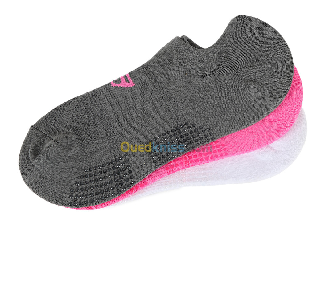 SKECHERS 3PK WOMENS MICROFIBER NON TERRY INVISIBLE NO SHOW