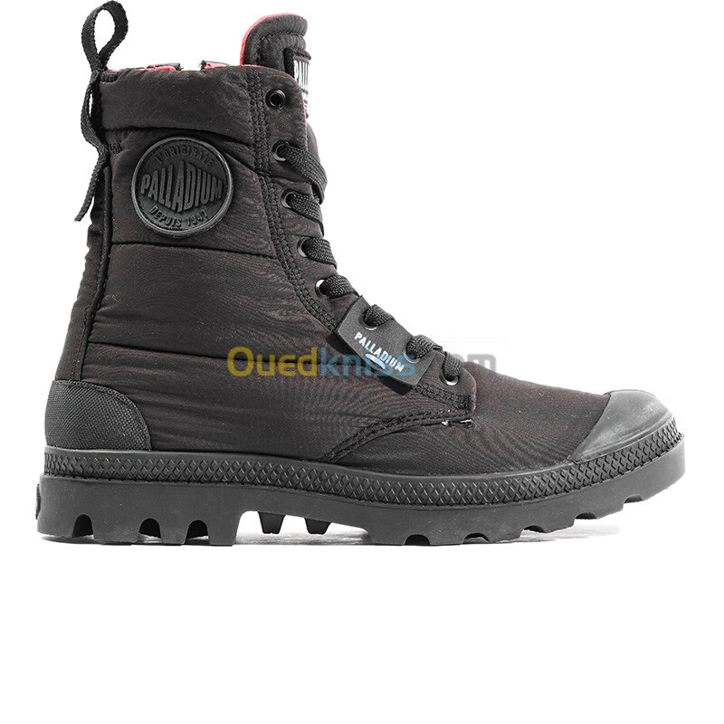 PALLADIUM PAMPA HI OVERCUSH BLACK/BLACK