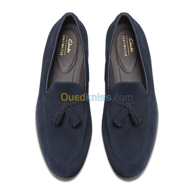 Clarks CraftArlo Trim Navy Suede