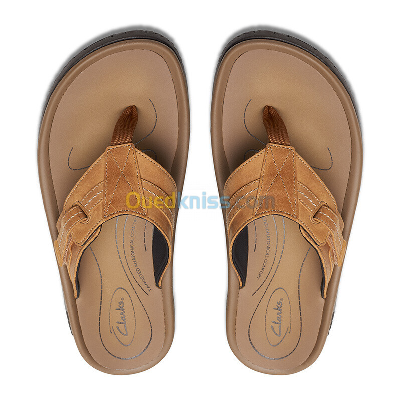 Clarks Wesley Sun Tan Leather