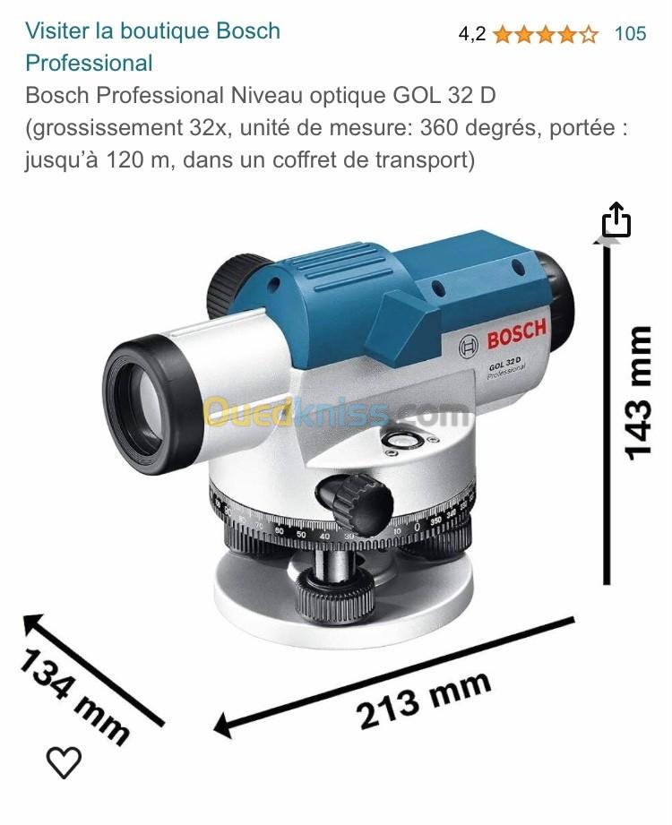 Bosch professional niveau optique