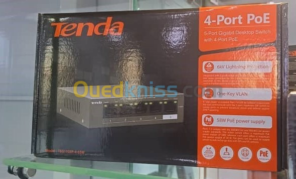 SWITCH RESEAU TENDA 4 PORT 