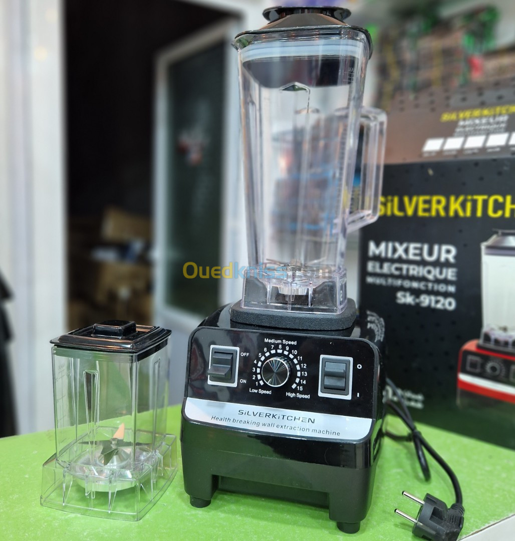 Blender Silver Kitchen 2tasses 4500w 