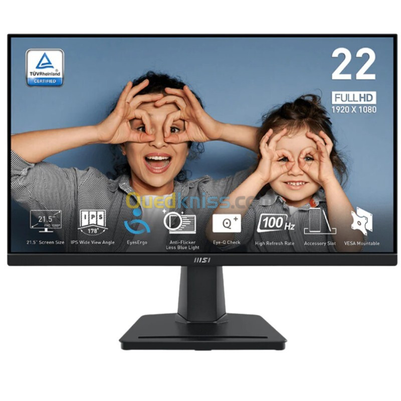 ECRAN MSI PRO MP225 21.5" IPS 100Hz