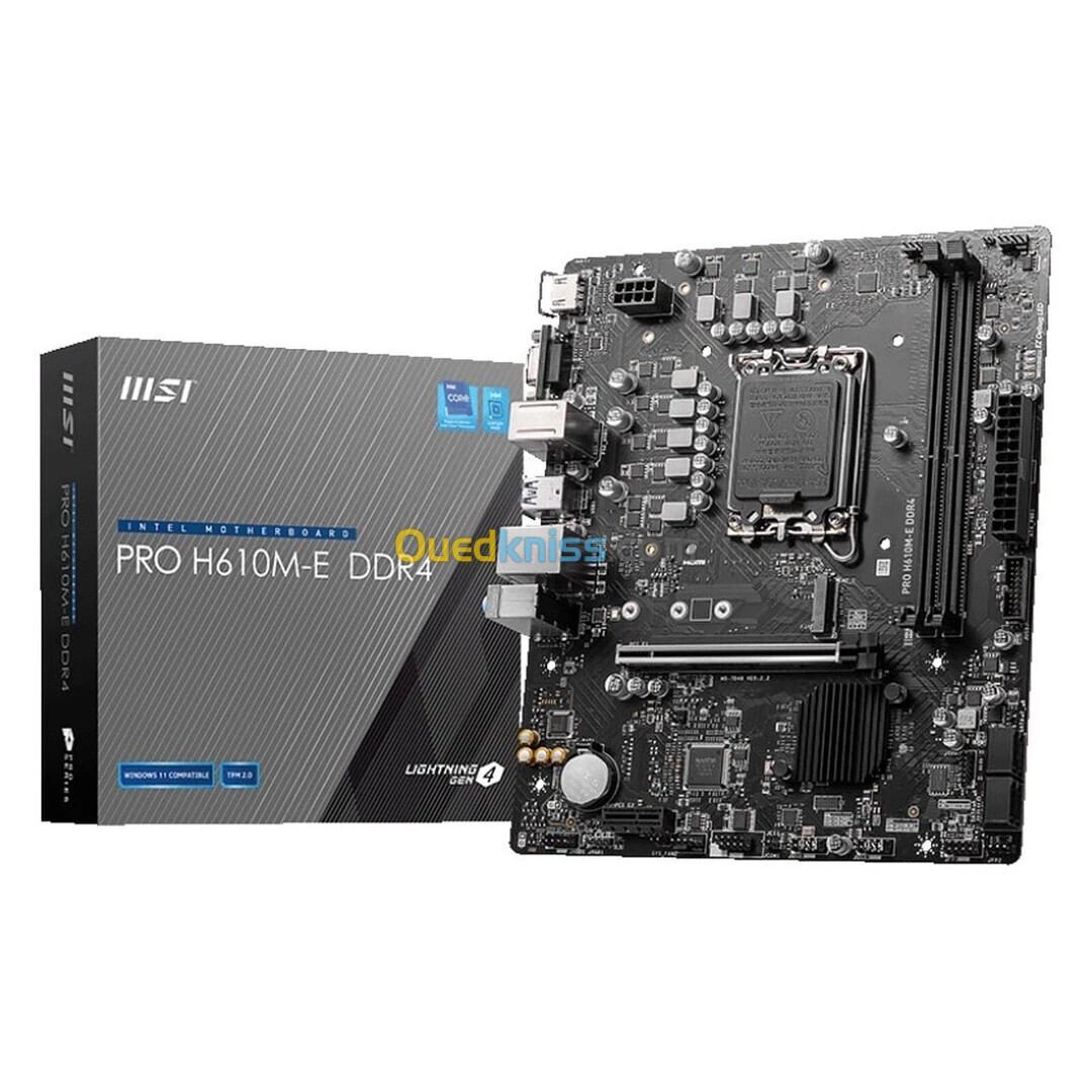  CARTE MERE MSI PRO H610M-E DDR4 SOCKET 1700