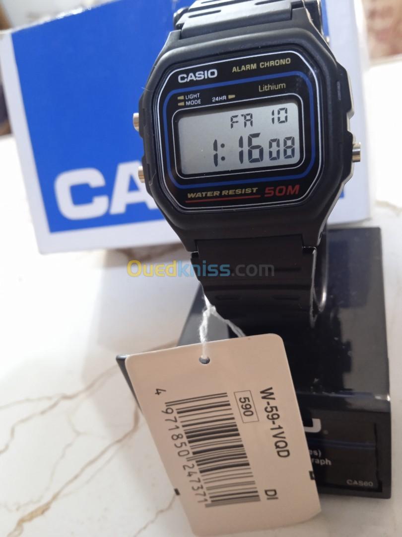 Montre casio model w-59 original 50m waterresiste 