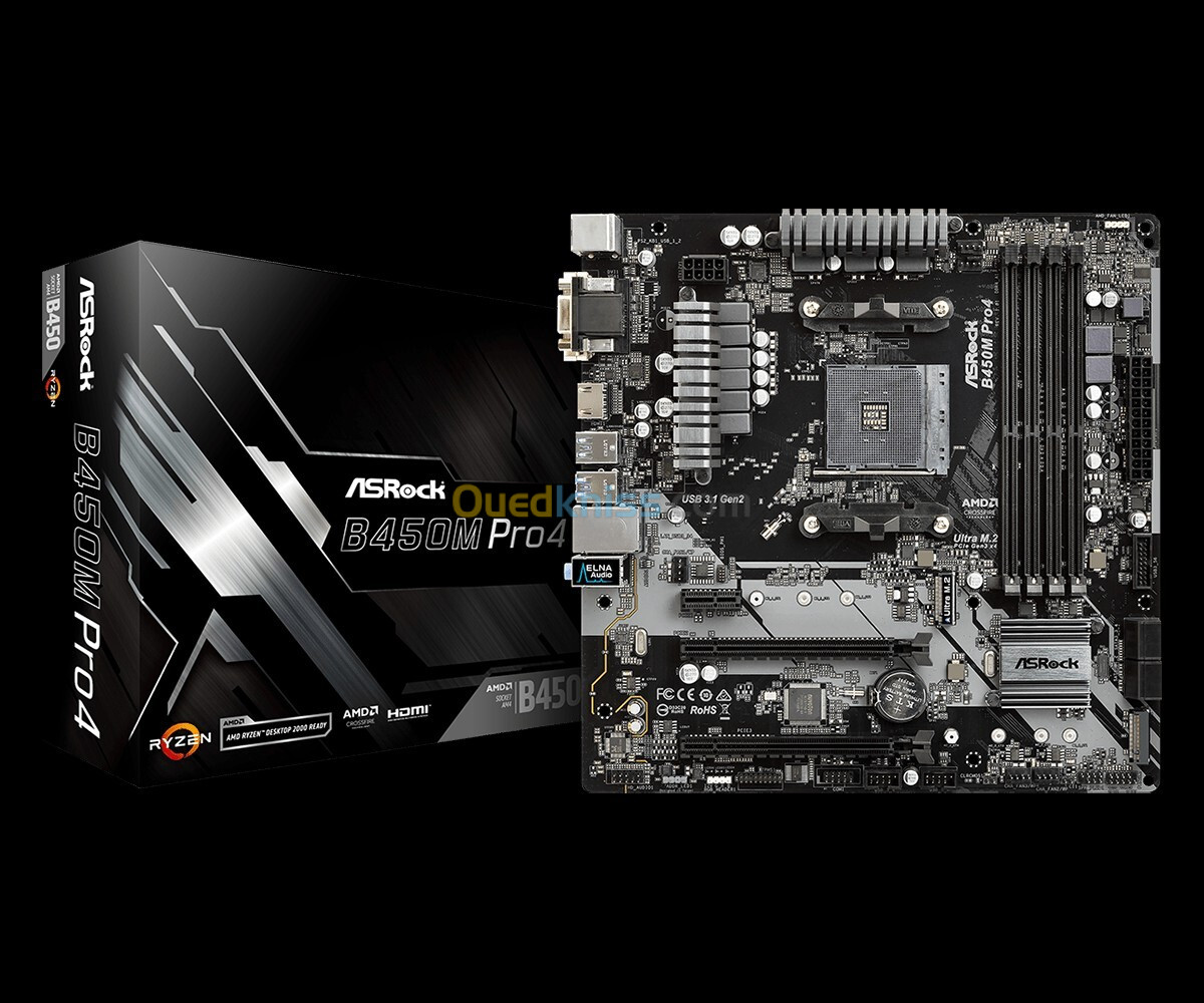 Carte mere - ASROCK B450M PRO4