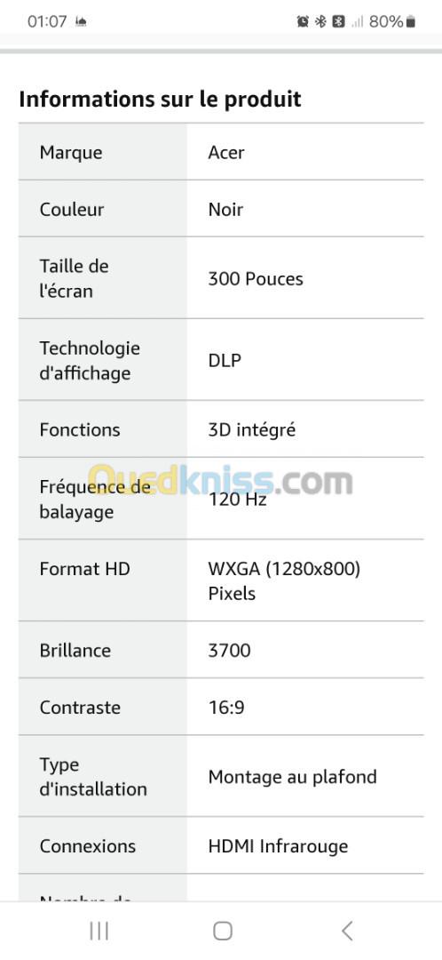 Data chow acer 