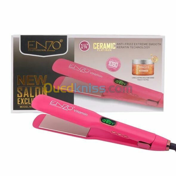  ENZO Lisseur Professional Des Cheveux En Céramique 55W EN-3821