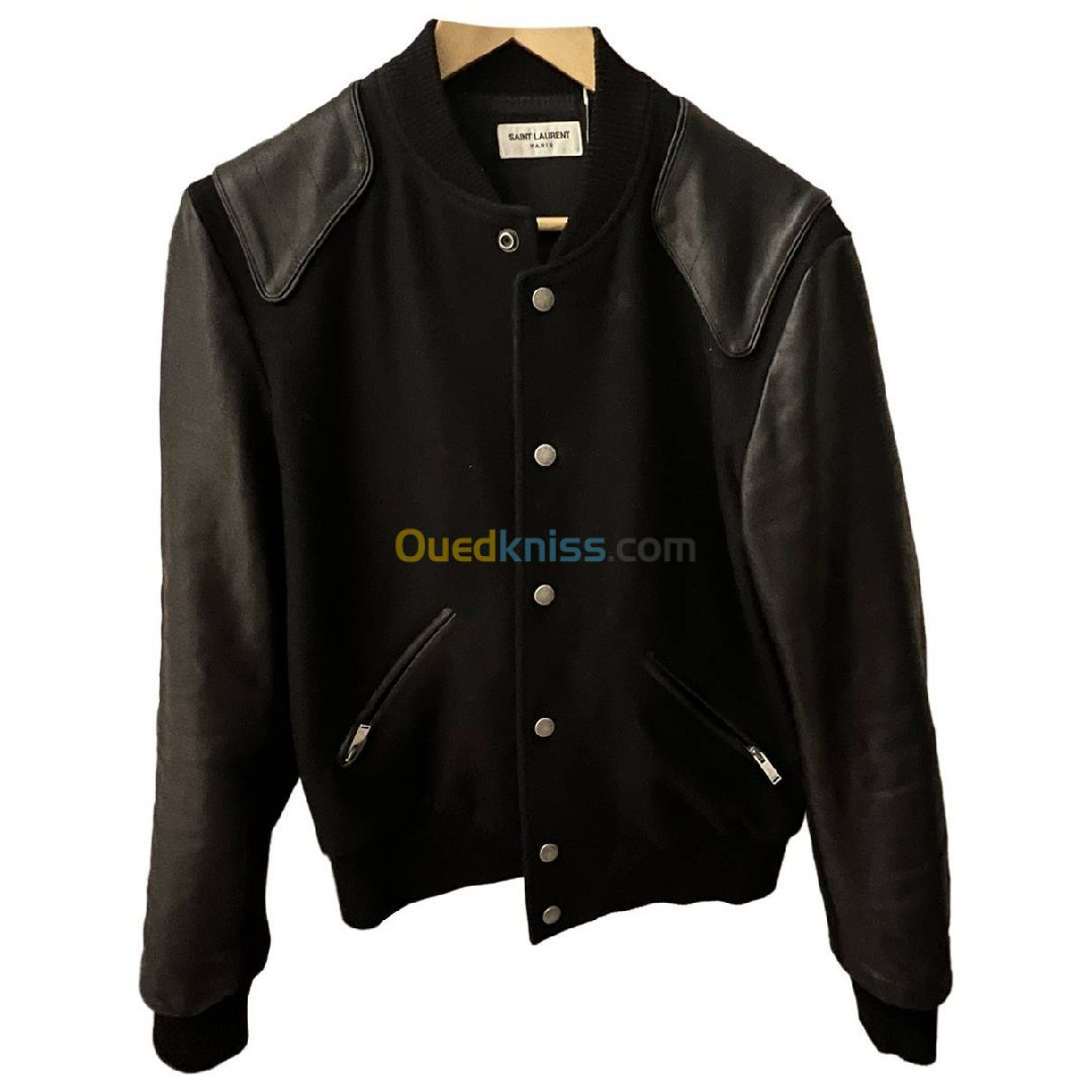 Veste en cuir saint Laurent Originale 