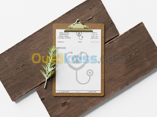 ORDONNACES - CARTES VISITES