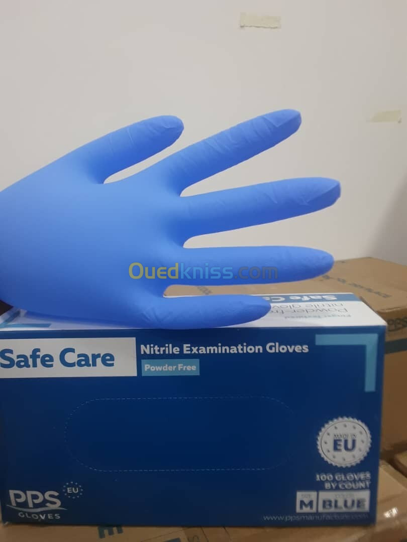 Gants nitrile latex vinyl 