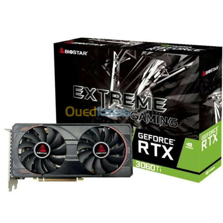 CARTE GRAPHIQUE BIOSTAR RTX 3060 TI 8G  DDR6 