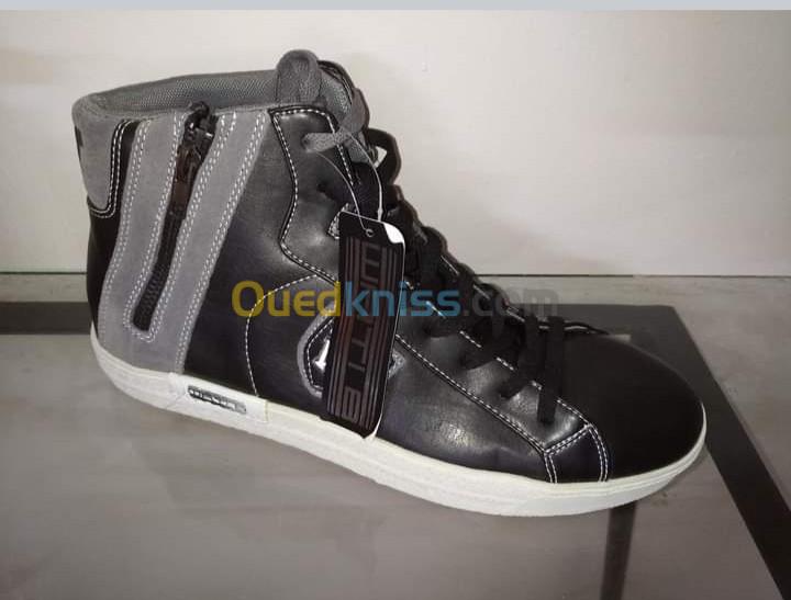 Basket montante cuir 