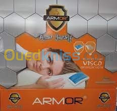 OREILLER CERVICAL ORTHOPEDIQUE VISCO AVEC GEL 