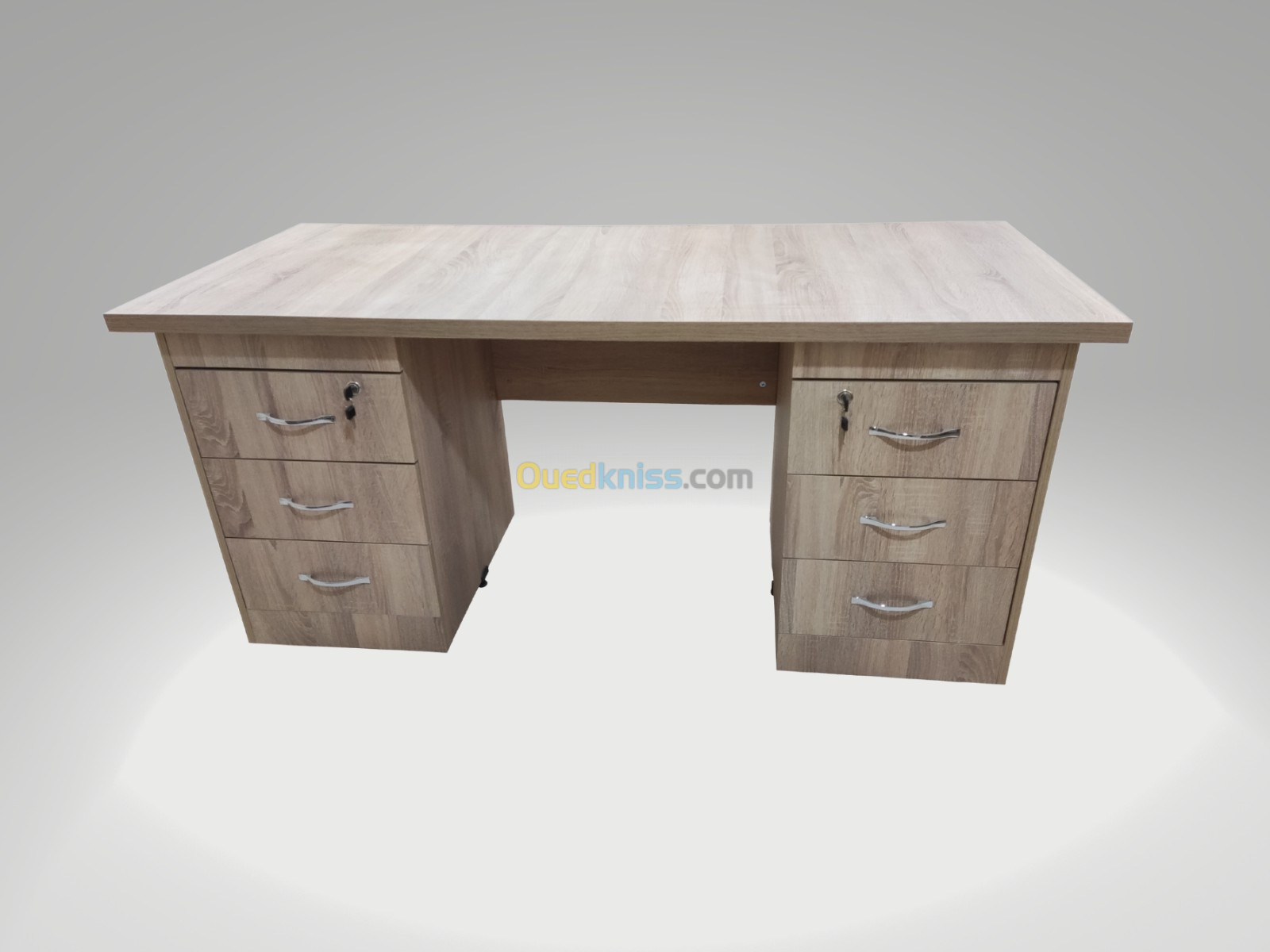 Bureau 6 Tiroir Fix  1.60m x 0.70m x0.75m