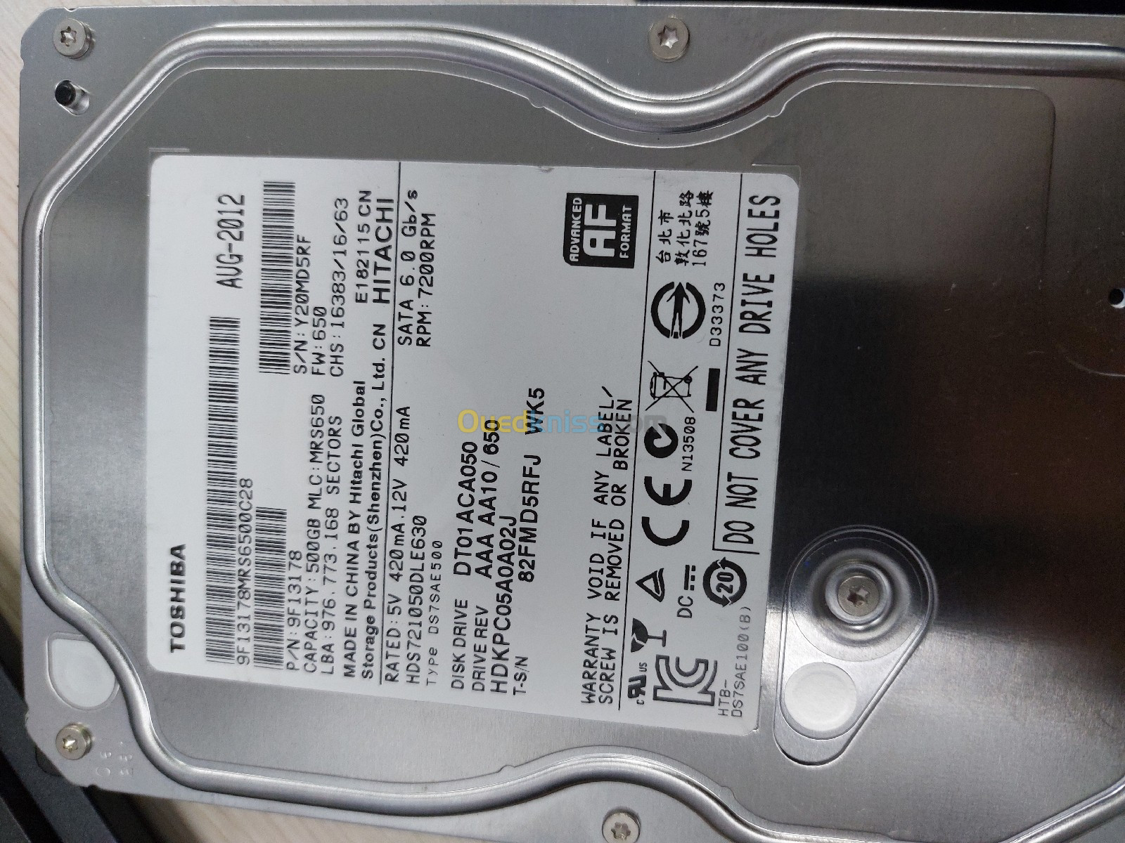 Hdd toshiba segate 