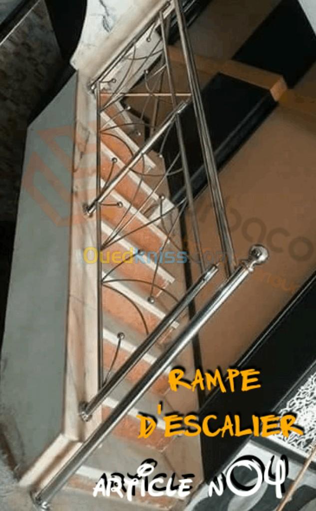 Rampe D'escalier en INOX