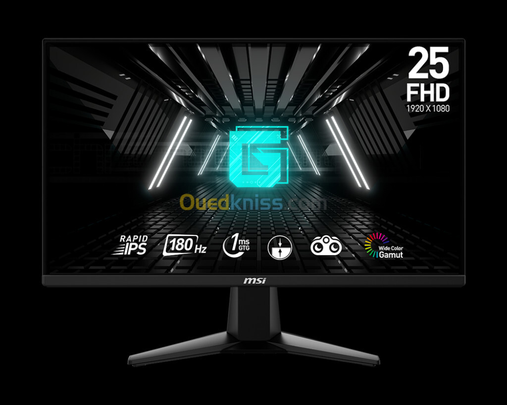 ECRAN MSI G255F IPS 180HZ 1MS 24.5