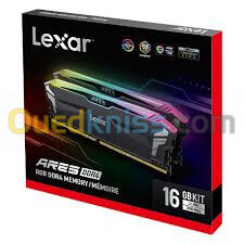 RAM DDR4 32GB 3600MGZ LEXAR ARES RGB KIT (16GB *2)