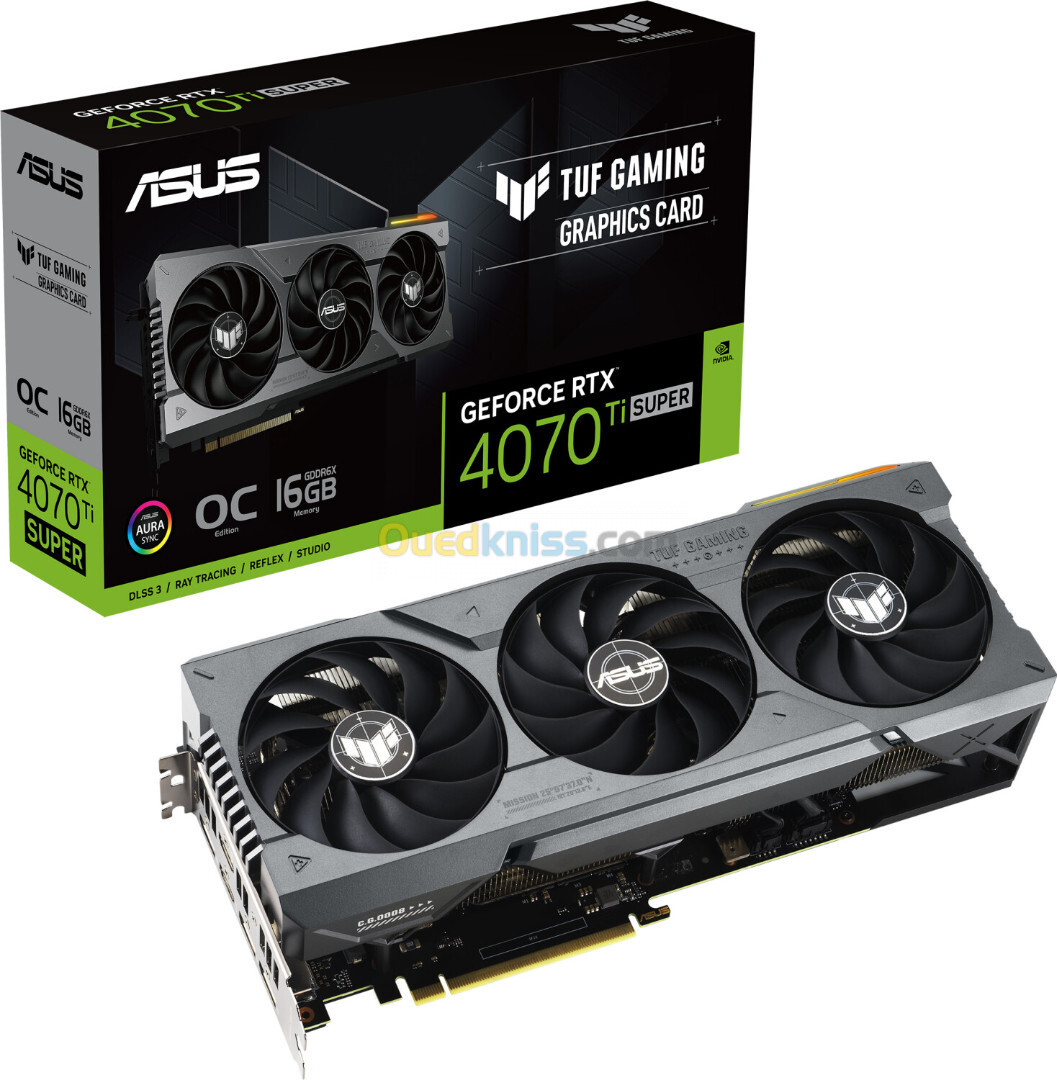 CARTE GRAPHIQUE ASUS TUF GAMING RTX 4070 TI SUPER O16G