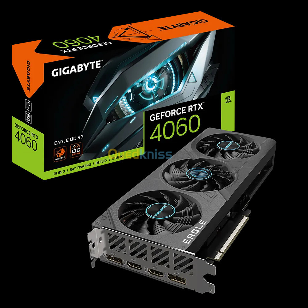 CARTE GRAPHIQUE GIGABYTE GeForce RTX 4060 EAGLE OC 8G