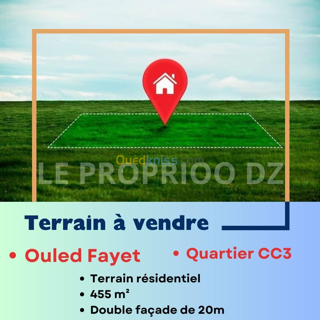 Vente Terrain Alger Ouled fayet