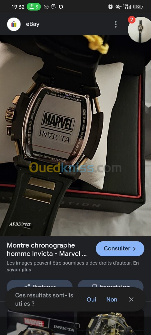 Montre invicta Marvel"the punisher'"