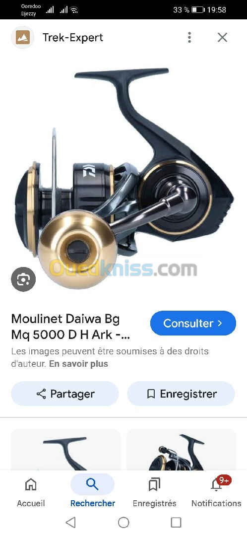 Moulinet daiwa