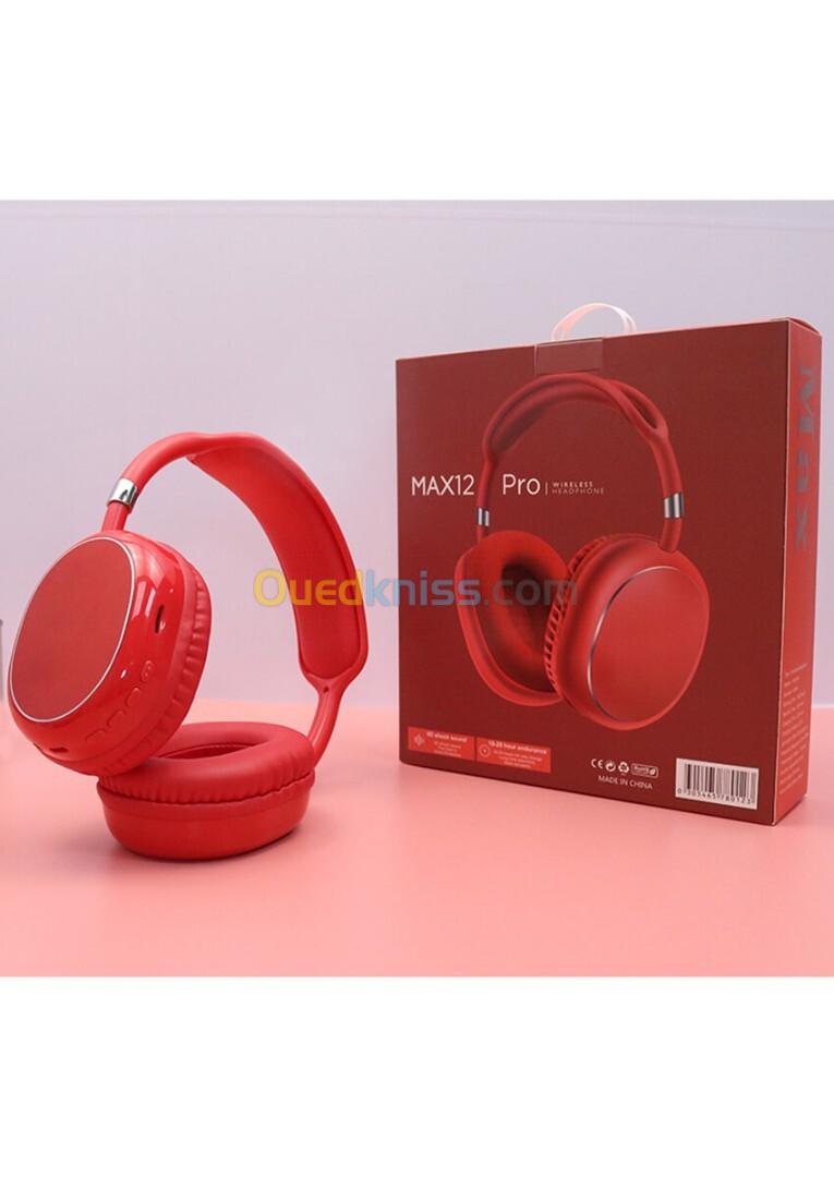 CASQUE BLUETOOTH MAX12 PRO AKZ MAX 18-20 HEURE 