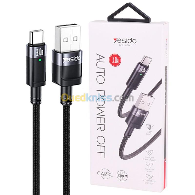 CABLE YESIDO  TYPE-C  TO USB 3.0A CA123C