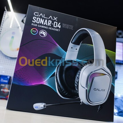 CASQUE GALAX SONAR 4 BLANC RGB GAMING 