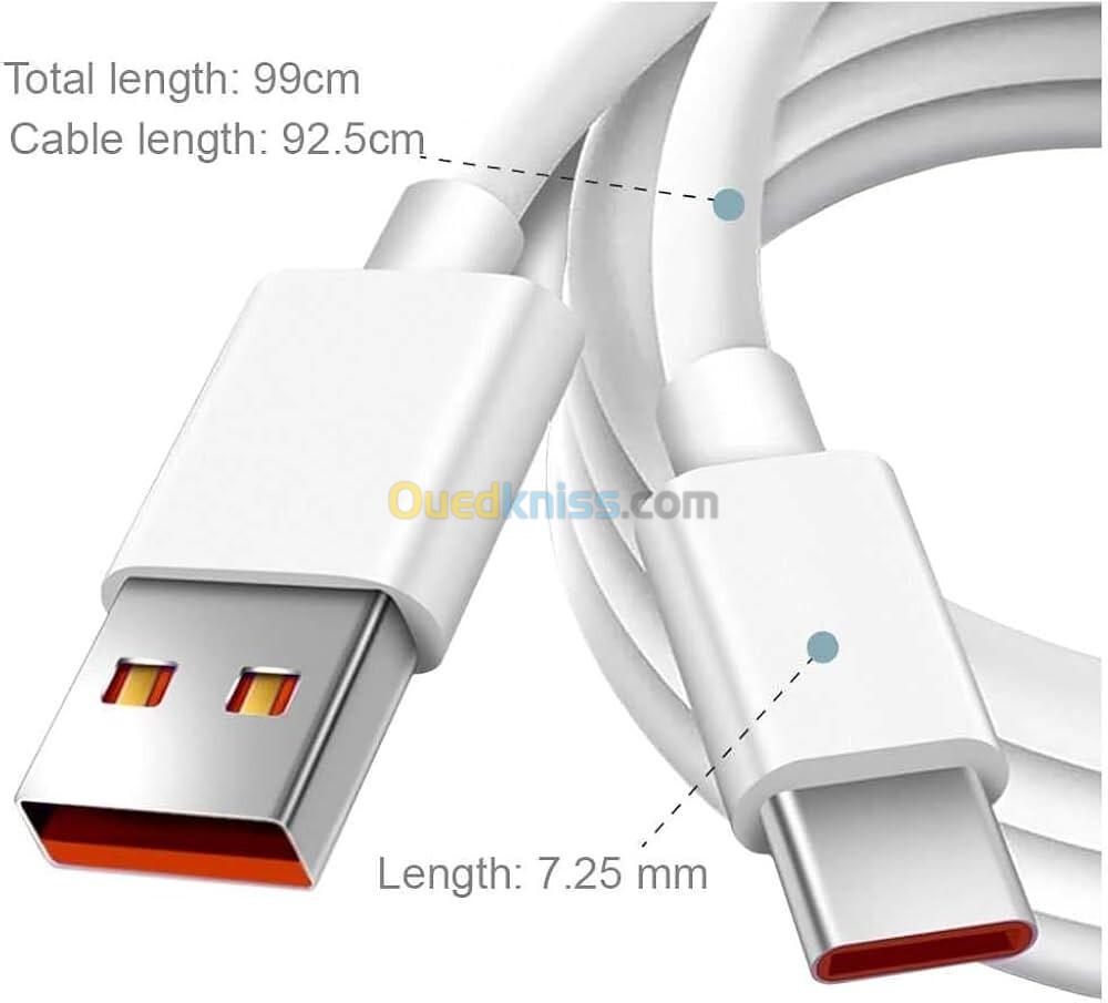 CABLE  TYPE-C  TO USB  ORANGE FAST 67W