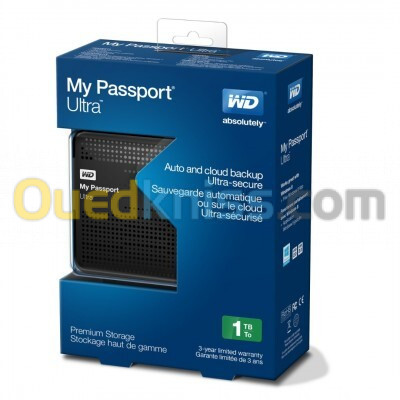 RACK EXTERNE DISQUE DUR 2.5 WD ELEMENT USB 3.0 PASSEPORT BLEU