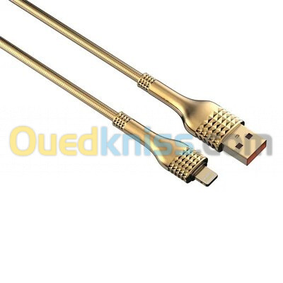 CABLE MOBILAND GOLD TYPE-C TO USB 30W LS651