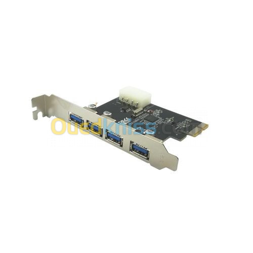 CARTE USB 3.0 4 PORTS PCI-E PCE722 