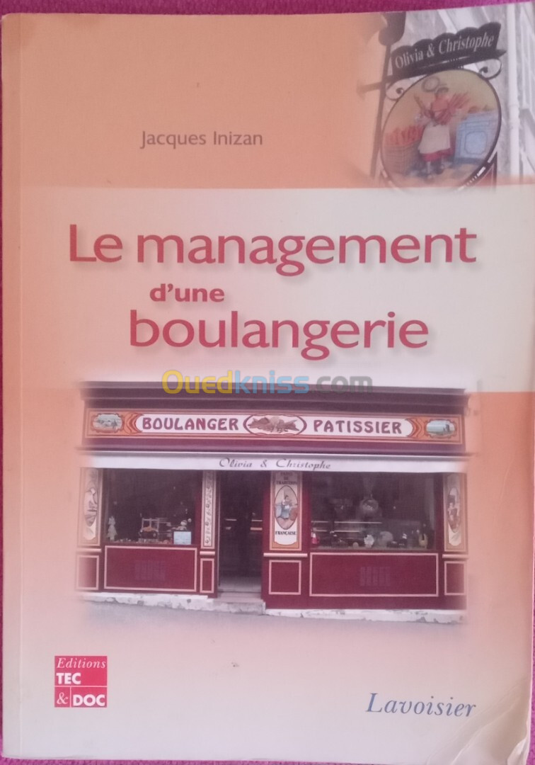 Vente livres sur la boulangerie professionnel