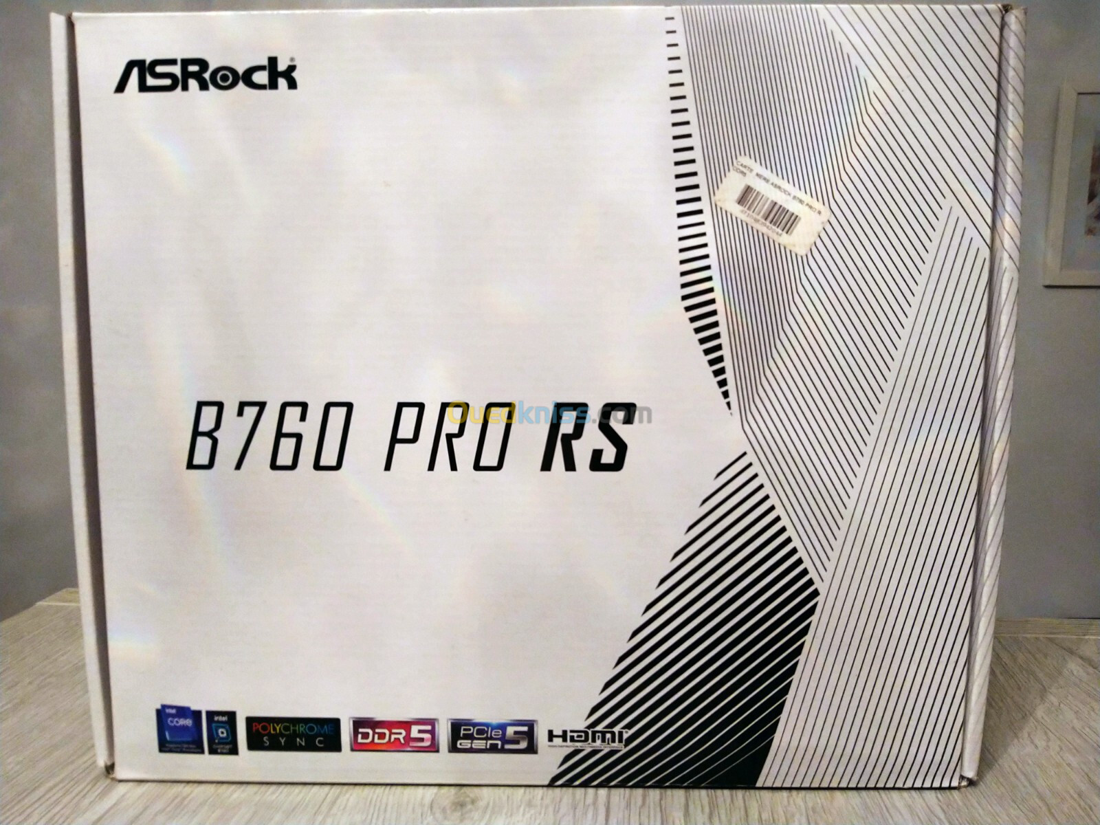 Combo carte mère Asrock PRO RS B760 + intel i5 14600K + 2x8Go RAM DDR5 6000Mhz + wireless adapter