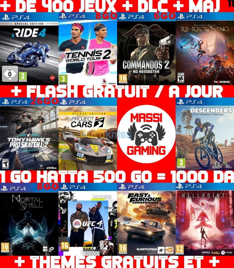 INSTALLATION JEUX DIAL PS4 FLASHÉE 9.00 & 11.00 (+ FLASH GRATUIT + DLC + MISE A JOUR) **