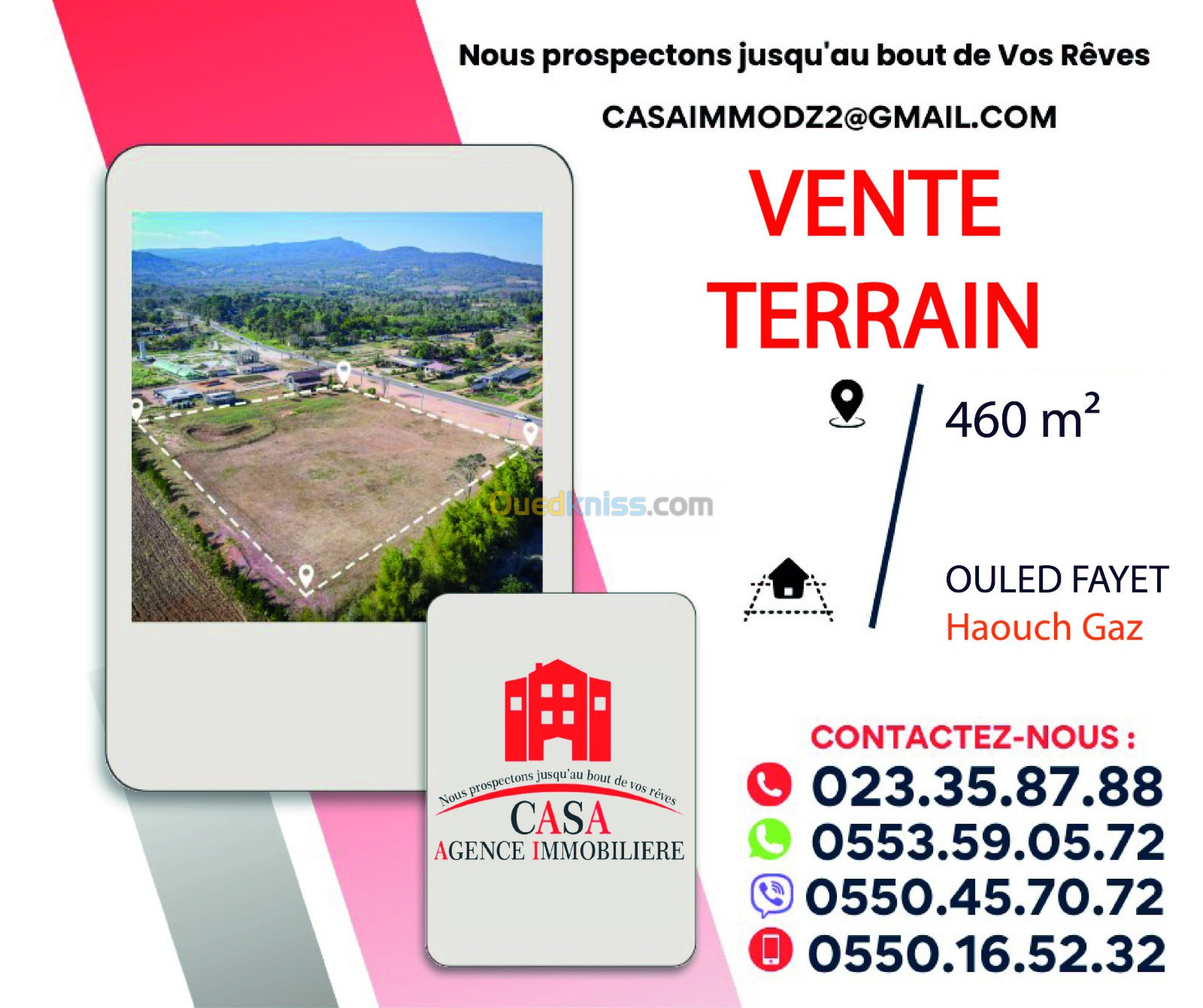 Vente Terrain Alger Ouled fayet