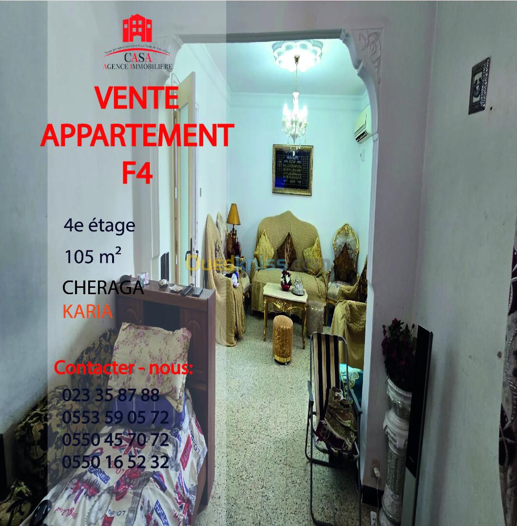 Vente Appartement F4 Alger Cheraga