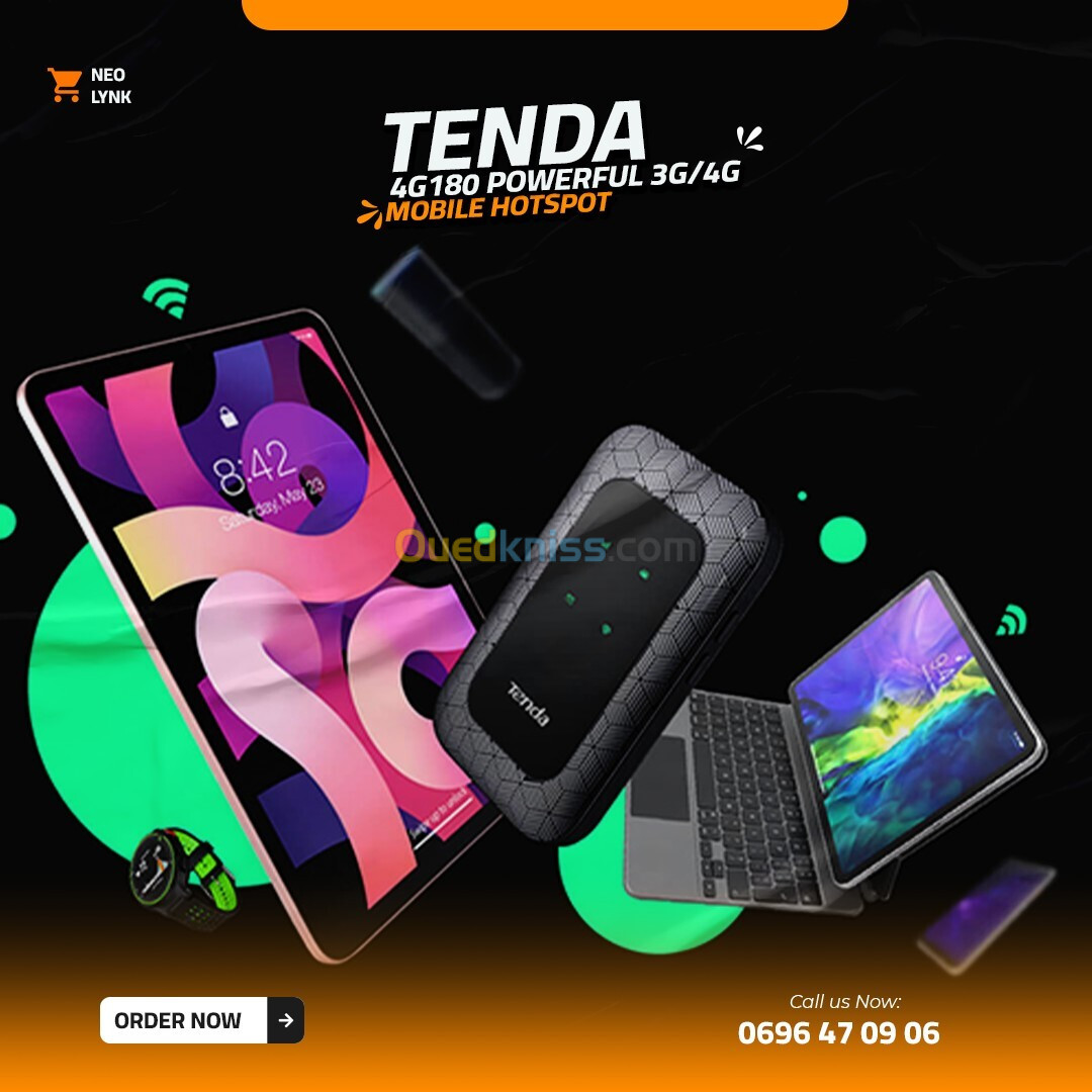 TENDA 4G180 POWERFUL 3G/4G MOBILE HOTSPOT