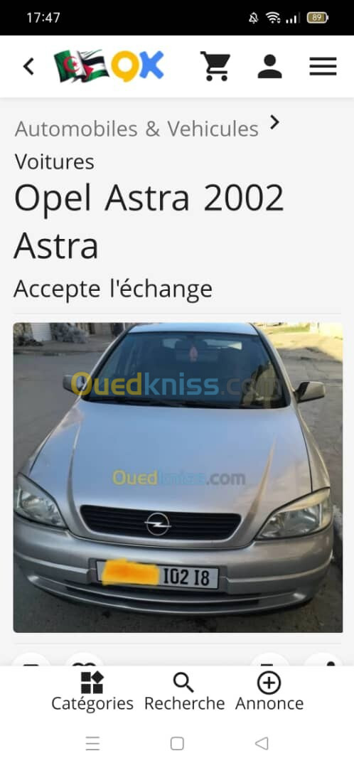 Opel Astra 2002 Astra