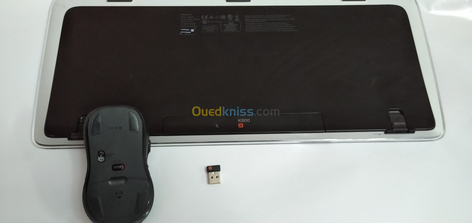 Clavier K800 et souris M510 Logitech Unifying