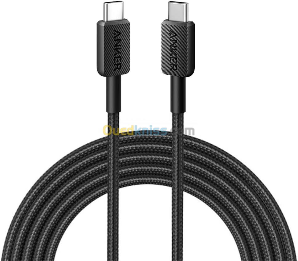 Cable Anker 322 Braided 60W USB-C USB-C Cable de 0.9m