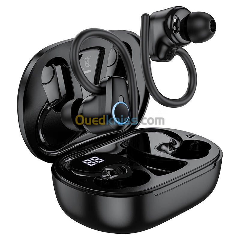 Airpods HOCO EQ8 Pure joy Casque BT intra-auriculaire sans fil 7h 500mAh / 40mAh 