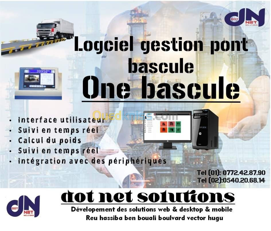 Logiciel des pont bascules  