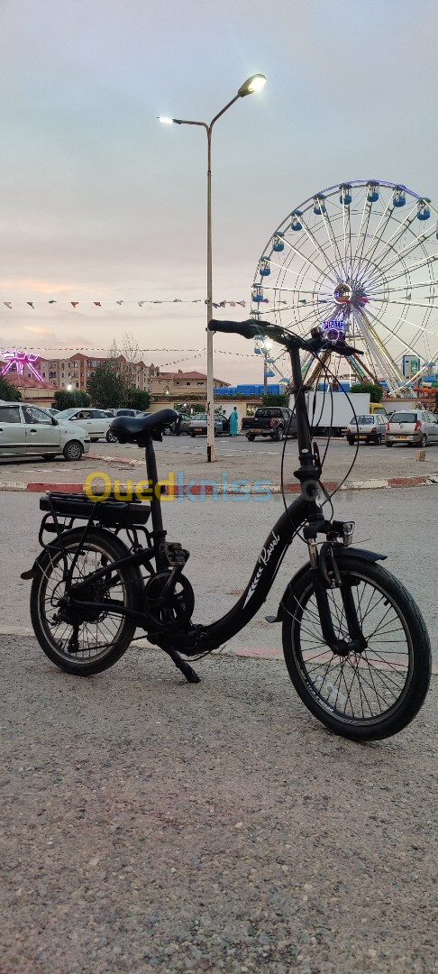 Ravel 20" 7v Pliant Noir Vélo Électrique دراجة كهربائية 2024