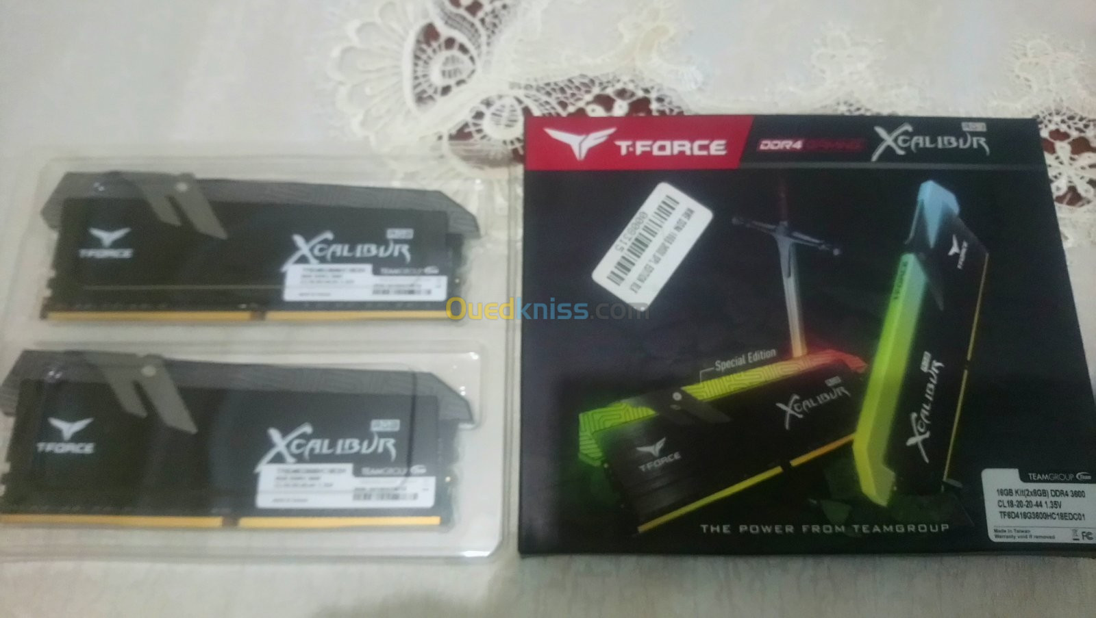 T-Force Xcalibur 3600 Mhz DDR4