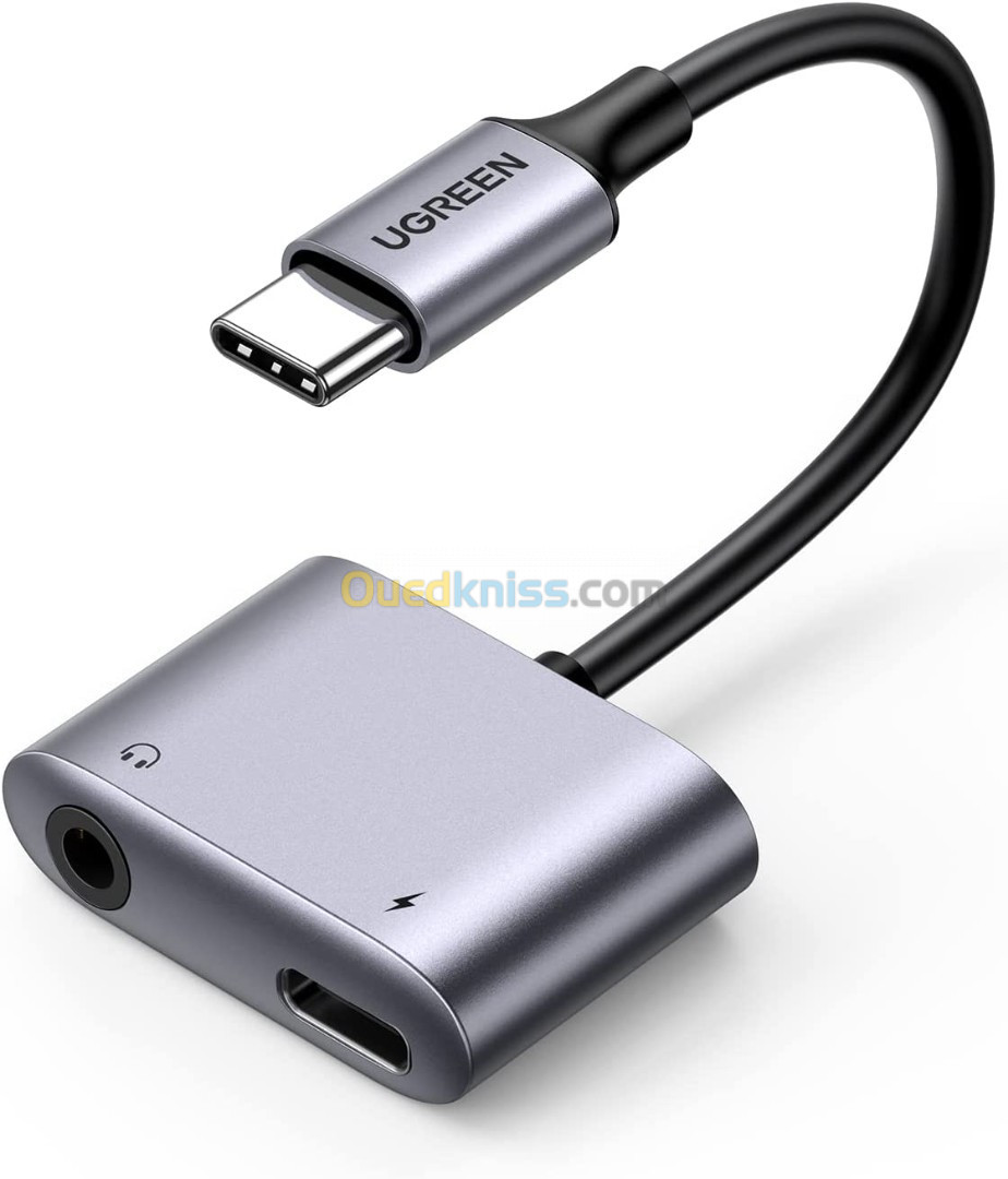 UGREEN Adaptateur USB C Jack 3.5mm Adaptateur Écouteurs Audio Puce DAC
